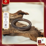 Vòng Tay Đá Mã Não Xám Tự Nhiên Phong Thủy Màu Bản Hẹ Sang Trọng, Tinh Tế – Grey Agate May Mắn Bình An & Bảo Vệ Năng Lượng - Nâu Phớt Tím TATINA GEMS (Tặng Bộ Hộp Đựng Sang Trọng)