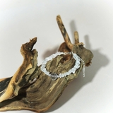 Vòng Tay Đá Thạch Anh Trắng Vụn MàI Bóng Tự Nhiên Mix Hạt Chuyển Vận Cao Cấp TATINA GEMS. (Tặng Bộ Hộp Đựng Sang Trọng)