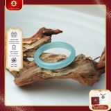 Vòng Mã Não Thiên Thanh Băng Chủng Chất Ngọc Trong Suốt Như Kính Sắc Xanh Mây Trời Thanh Khiết TATINA GEMS (Tặng Bộ Hộp Đựng Sang Trọng)