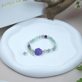 Vòng Tay Chuỗi Hạt Đá Thạch Anh Mix Charm Cao Cấp Bộ Sưu Tập The Muse Collection TATINA GEMS (Tặng Bộ Hộp Đựng Sang Trọng)