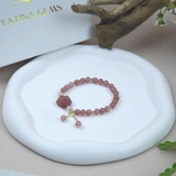 Vòng Tay Chuỗi Hạt Đá Thạch Anh Mix Charm Cao Cấp Bộ Sưu Tập The Muse Collection TATINA GEMS (Tặng Bộ Hộp Đựng Sang Trọng)