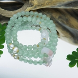 Vòng Tay Đá Đông Lăng Xanh (Aventurine) Tự Nhiên Bộ Sưu Tập Viên Đá Thần Tài TATINA GEMS. (Tặng Bộ Hộp Đựng Sang Trọng)