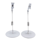 Wobbler lò xo kẹp nhựa WB-011 đế Φ 87mm màu trắng (25)