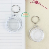 Phôi móc khóa mica MK043 Φ38mm [50] (100)