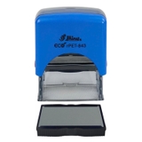 Dấu - Thẻ mực Shiny S843 47x18mm trắng