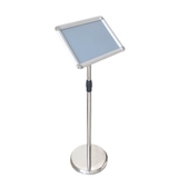 Standee trụ inox khung nhôm A4