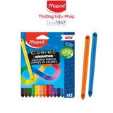 Bút sáp màu vô cực Maped 12 màu / 24 màu (12)