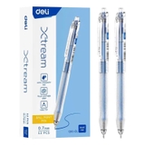 Bút bi Deli Q80-BL 0.7mm xanh dương (12)