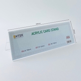 Kệ mica chức vụ 2 mặt Enter A06 300x100mm đại, Biển chức danh, Bảng tên để bàn (20)