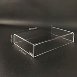Hộp mica không nắp Enter TB104 270x170x50mm mica dày 3mm, Khay chia ngăn kéo hộc tủ, Khay nhựa đựng đồ dùng (10)