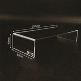 Kệ trưng bày mica 3 mặt uốn Enter TB110 200x80x40mm mica dày 2mm, Kệ livestream, Kệ mica chữ U trong suốt để đồ đa năng (20)
