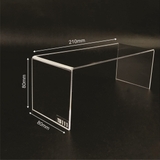 Kệ trưng bày mica 3 mặt uốn Enter TB111 200x80x80mm mica dày 2mm, Kệ livestream, Kệ mica chữ U trong suốt để đồ đa năng (20)