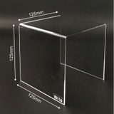 Kệ trưng bày mica 3 mặt uốn Enter TB116 125x125x125mm mica dày 2mm, Kệ livestream, Kệ mica chữ U trong suốt để đồ đa năng (20)