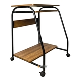 Bàn gỗ di động Enter BG102 60x40x73cm, Bàn máy tính có ngăn kéo để bàn phím, Bàn gỗ đa chức năng