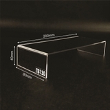 Kệ trưng bày mica 3 mặt uốn Enter TB130 200x80x40mm mica dày 3mm, Kệ livestream, Kệ mica chữ U trong suốt để đồ đa năng (20)