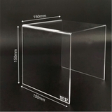 Kệ trưng bày mica 3 mặt uốn Enter TB137 150x150x150mm mica dày 3mm, Kệ livestream, Kệ mica chữ U trong suốt để đồ đa năng (20)
