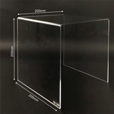 Kệ trưng bày mica 3 mặt uốn Enter TB139 200x200x200mm mica dày 3mm, Kệ livestream, Kệ mica chữ U trong suốt để đồ đa năng (20)