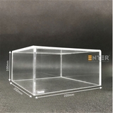 Hộp mica không nắp Enter TB608 200x200x100mm mica dày 5mm, Khay chia ngăn kéo hộc tủ, Khay nhựa đựng đồ dùng, Hộp chống bụi