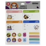 Nhãn tên kèm Sticker FT N101 / N103 75x45mm (50)