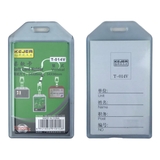 Bao đựng thẻ dẻo T-014V 5.4x8.5cm 2 mặt đứng (5/200)