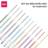 Bút gel Deli G118, Bút nước, Bút gel (12/144)