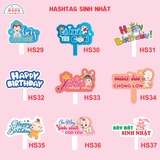 Hashtag cầm tay sinh nhật