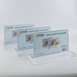 Kệ mica 2 mặt Enter E17C 23x13.5cm đế 25x10cm dày 15mm, Biển chức danh quân đội, Kệ chức vụ (10)