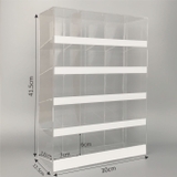Kệ trưng bày bút mica Enter TBNS06 5 tầng x 4 ngăn 30x12.5x41.5cm ngang