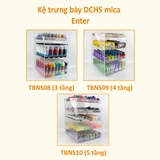 Kệ trưng bày DCHS mica Enter TBNS08 / TBNS09 / TBNS10 30x26x43cm