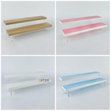 Kệ trưng bày Enter TB213 2 tầng 300x112x83mm, Kệ bậc thang để bàn, Kệ trưng bày nước hoa, mô hình
