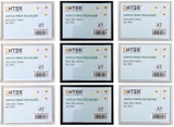 Bảng thông tin mica Enter FR13 100x75mm A7, Khung bảng giá, nhãn giá