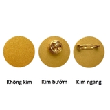 Phôi thẻ tên kim loại BT50 Φ22mm vàng (50)
