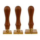 Phôi đồng 40x40mm / 30x30mm / 25.5x25.5mm cán gỗ, dấu cán đồng, dấu chấm mực