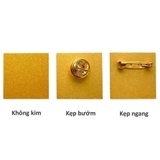 Phôi thẻ tên kim loại BT54 25x25mm vàng (50)