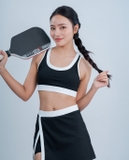 Áo bra thể thao nữ cổ tròn phối viền Sunshine