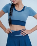 Áo bra thể thao nữ phom croptop hai lớp