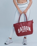 Quần leggings thể thao nữ cạp cao phối viền