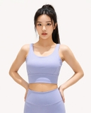 Áo bra thể thao nữ bản to cổ tròn