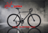 Xe đạp Fixed Gear Fornix BF200 màu Đen-Trắng