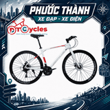 Xe đạp Touring PAPYLUS PT600 màu Trắng-Đỏ