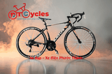 Xe đạp đua BlackLine Bánh 700c Khung nhôm màu Đen-Cam