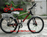 Xe đạp địa hình SMQI Bánh 26 inch 1-Speed màu Đen-Đỏ
