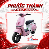 Xe điện Sonco Lyn màu Hồng Trắng