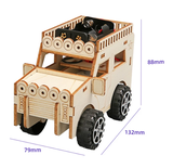 STEM - Mô hình lắp ráp động cơ điện - Ô tô Jeep
