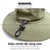 Mũ Bucket Vải Canvas Có Dây Rút - NNL008