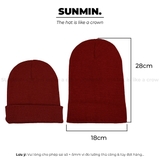 Mũ Len Beanie Unisex Trơn | SUN014