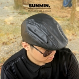 Mũ Beret Da PU - NNL006