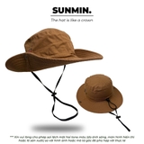 Mũ Bucket Vải Canvas Có Dây Rút - NNL008