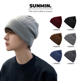 Mũ Len Beanie Unisex Trơn | SUN014