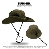 Mũ Bucket Vải Canvas Có Dây Rút - NNL008